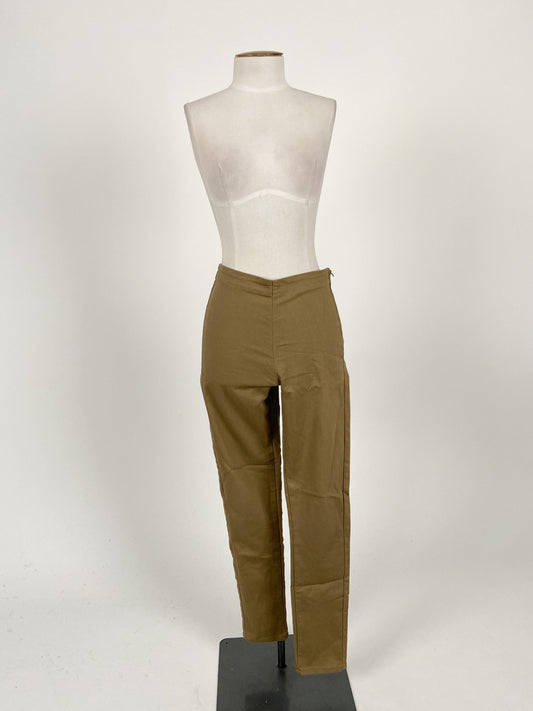 H&M | Brown High waisted Straight fit Pants | Size 8