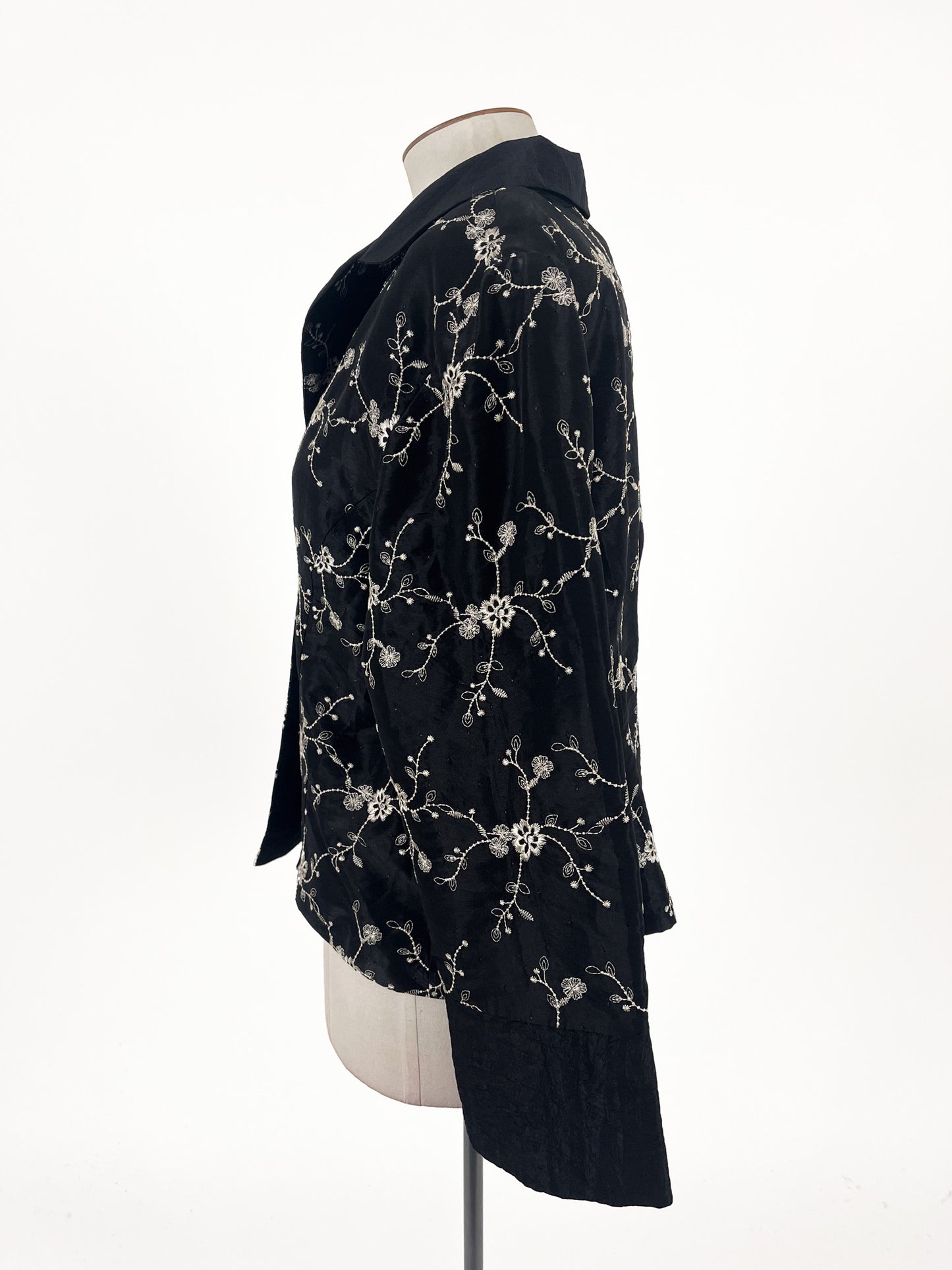 The Ascot | Black Formal/Workwear Top | Size XL