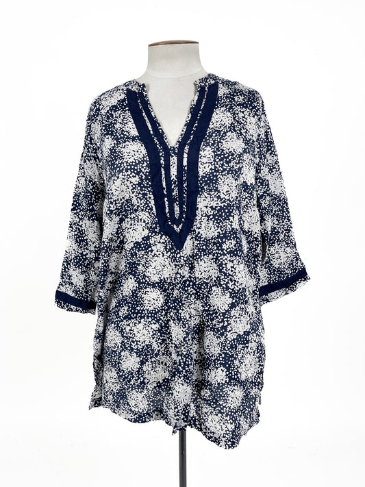 Avella - Navy & White Top (Size 18)