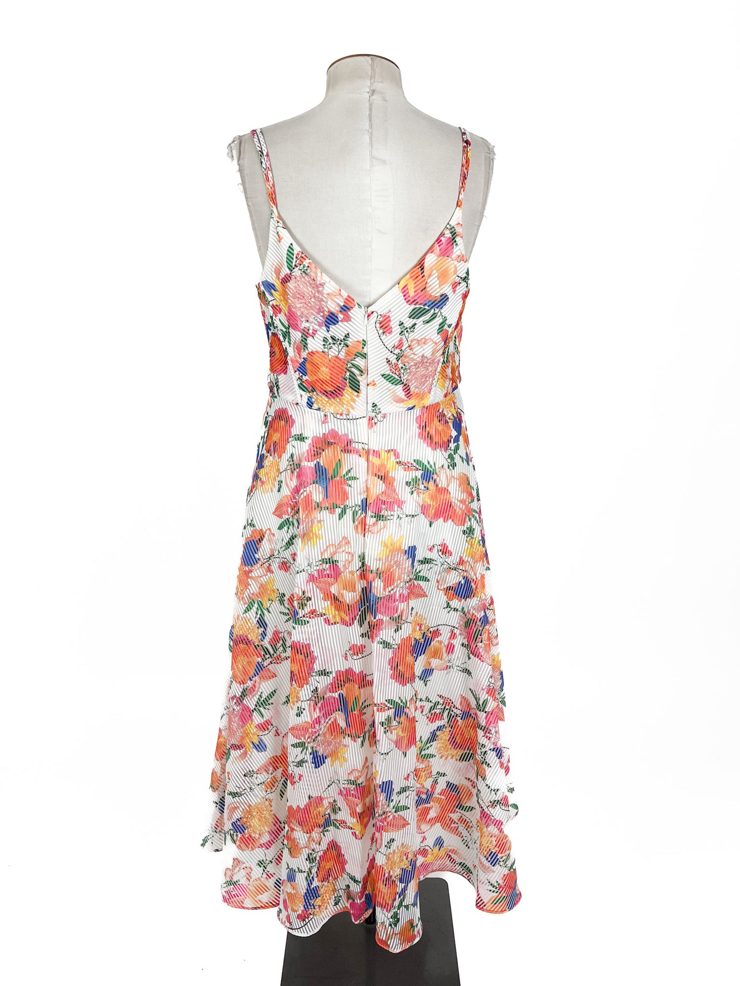 Coast - White Midi Dress (Size 16)