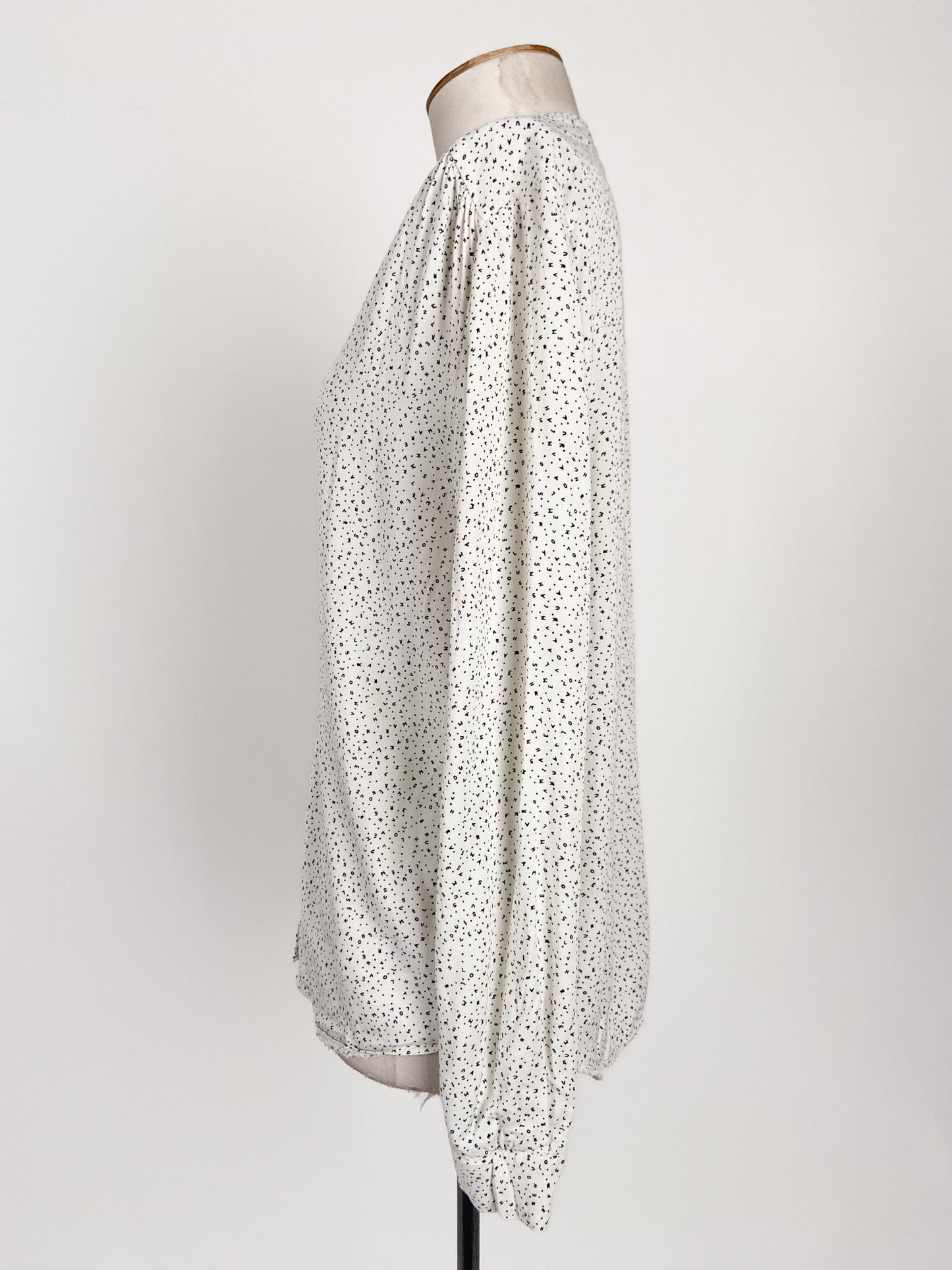 Warehouse | White Workwear Top | Size 8