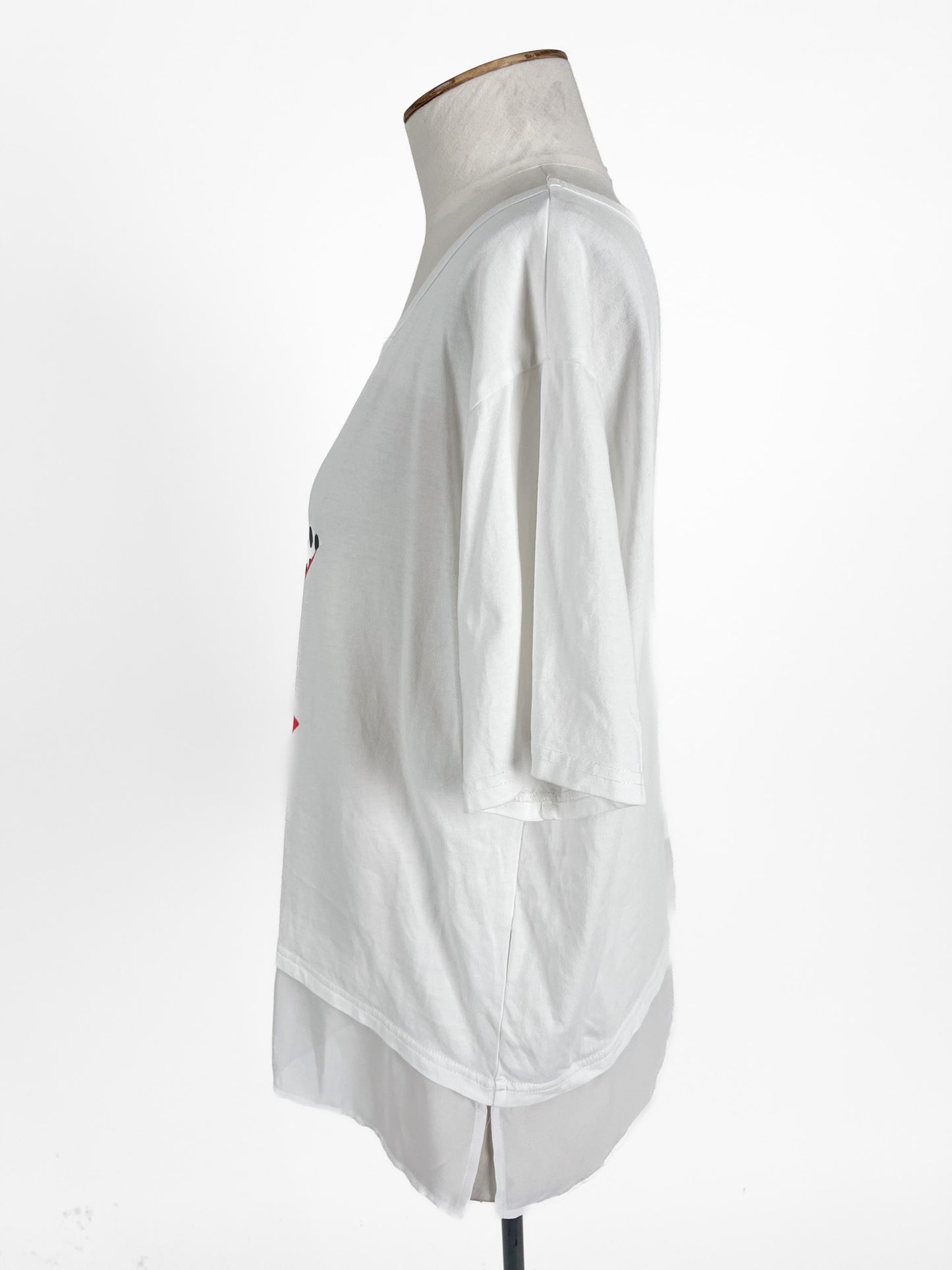 Alaska Tees | White Casual Top | Size M