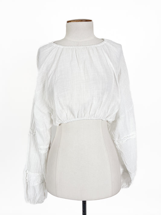 Charlie Holiday | White Casual/Cocktail Top | Size 10