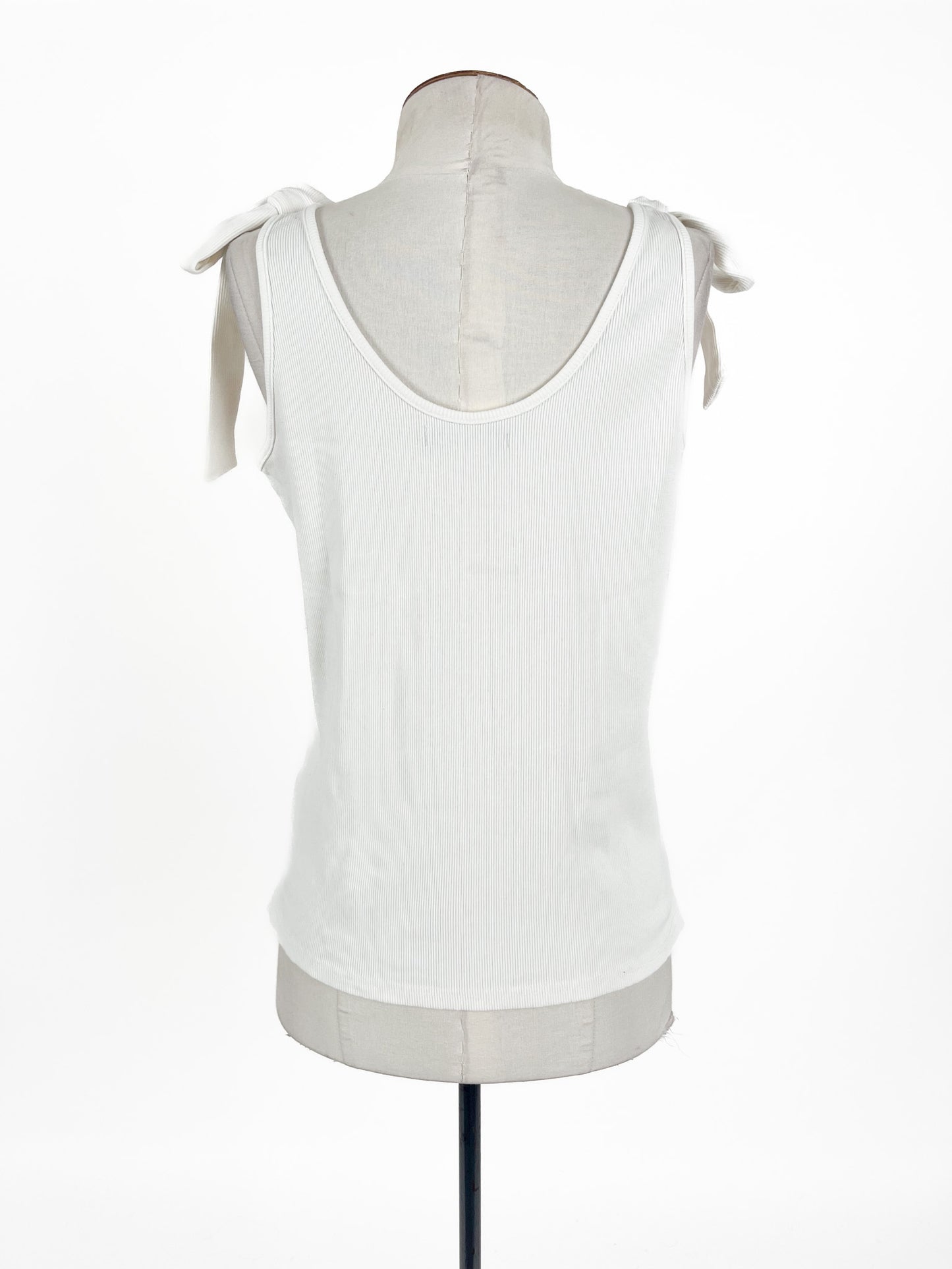 Addison - White Tank Top (Size 10)