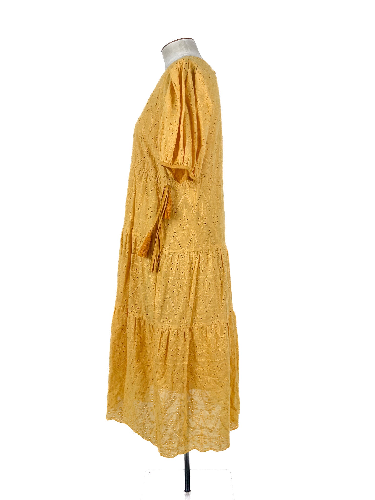 Curate by Trelise Cooper - Yellow Midi Dress (Size M)