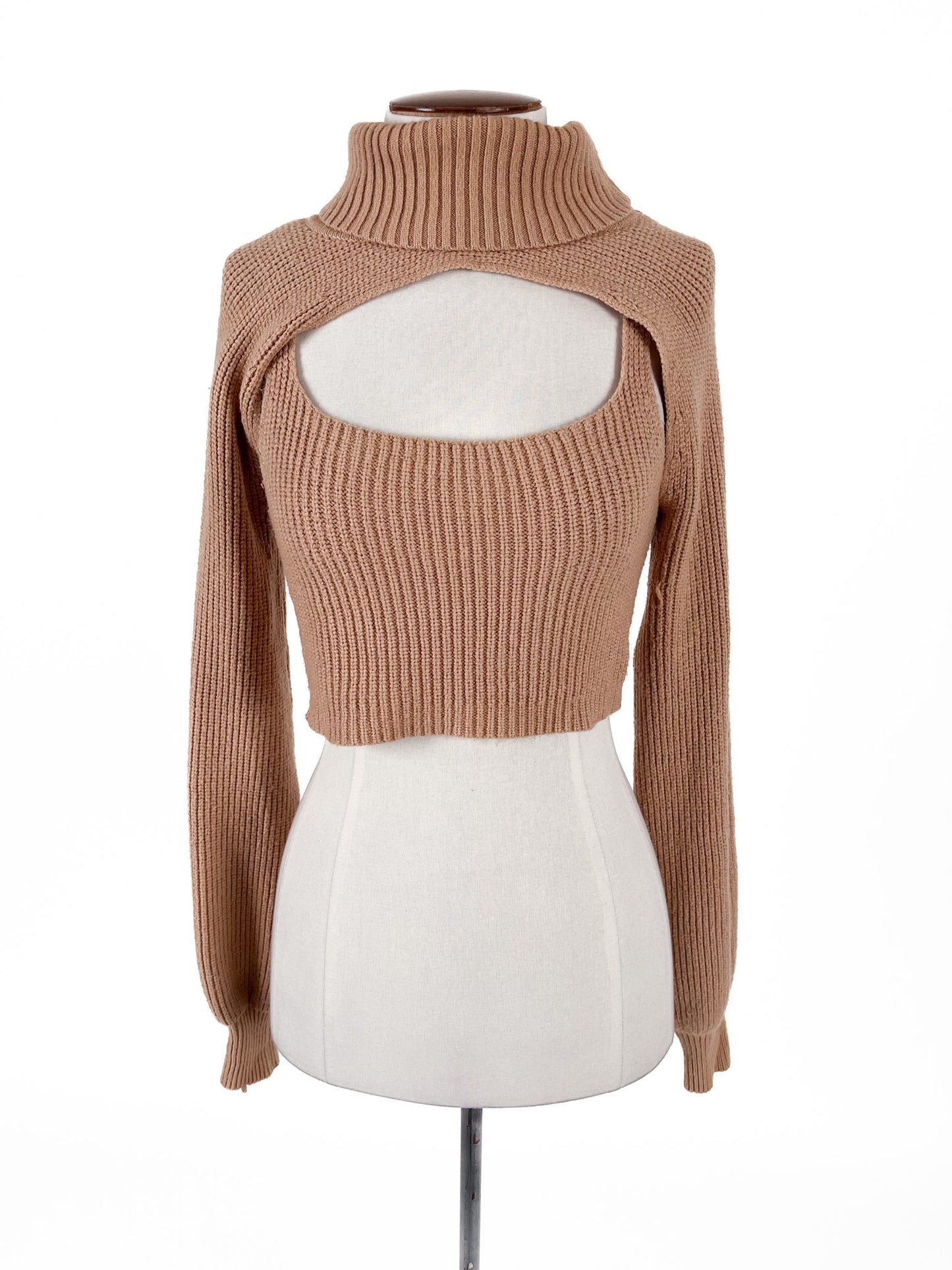 Rumor | Beige Casual Top | Size S/M