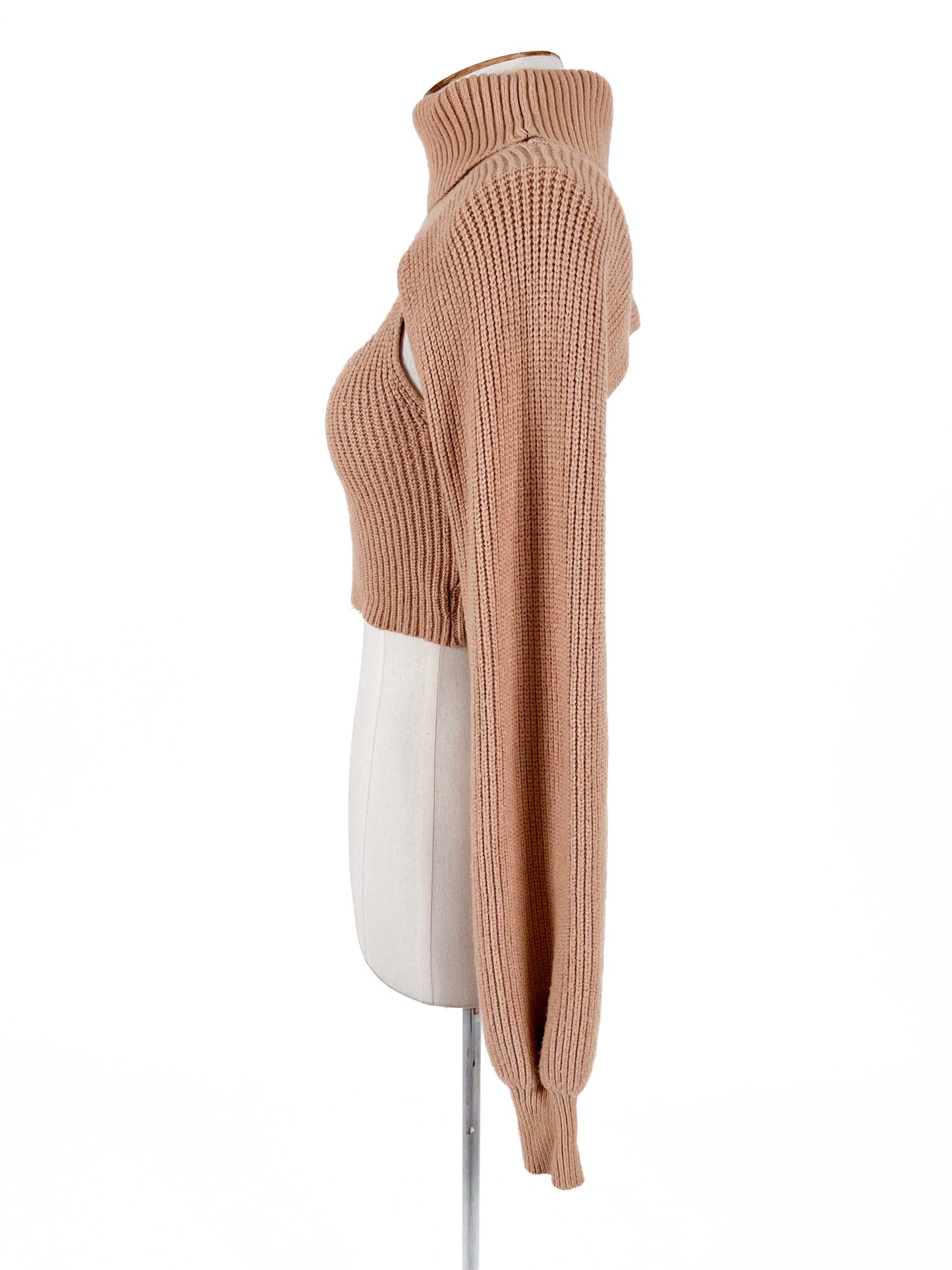 Rumor | Beige Casual Top | Size S/M