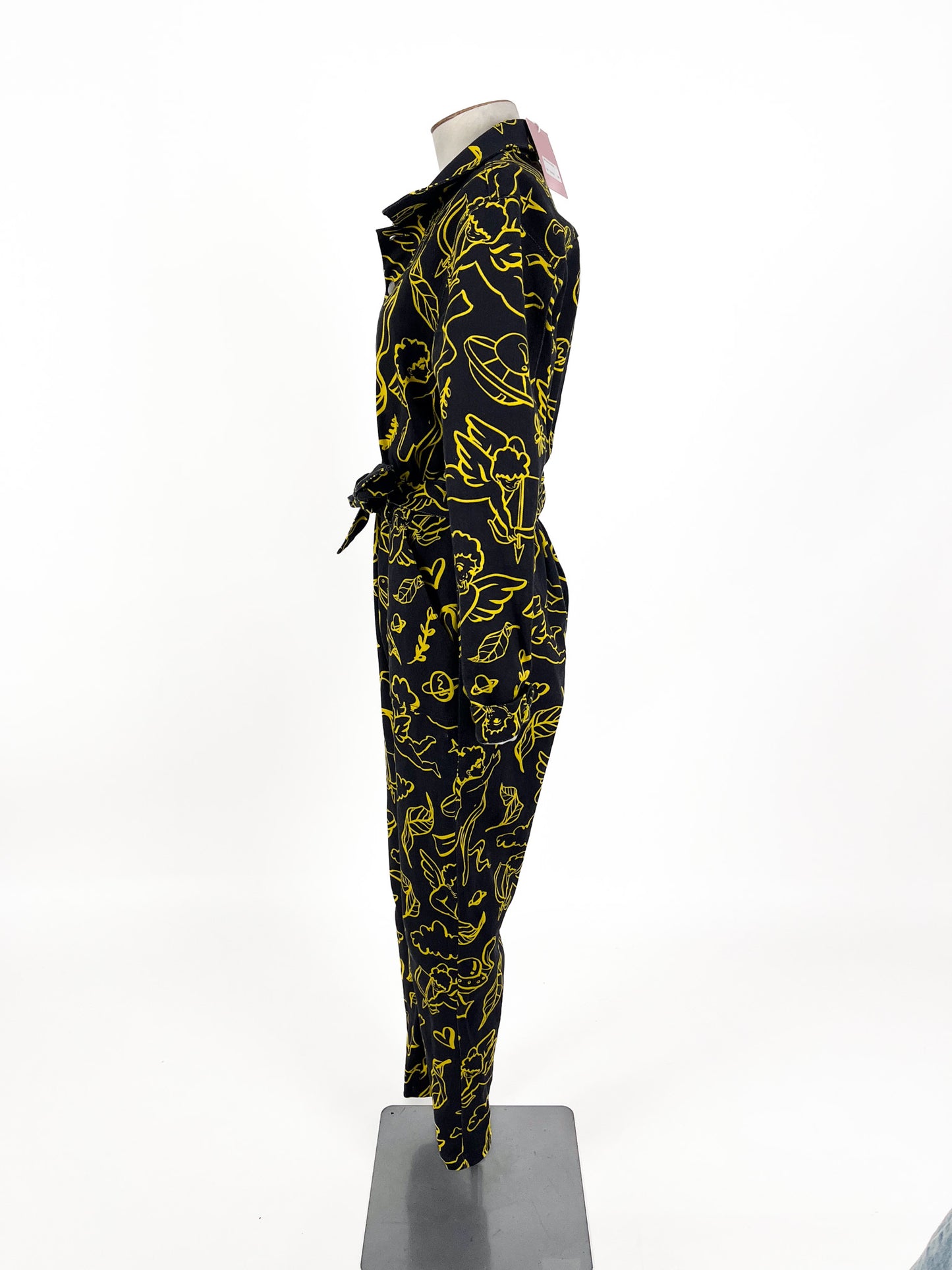 Vow - Black & Yellow Jumpsuit (Size 10)
