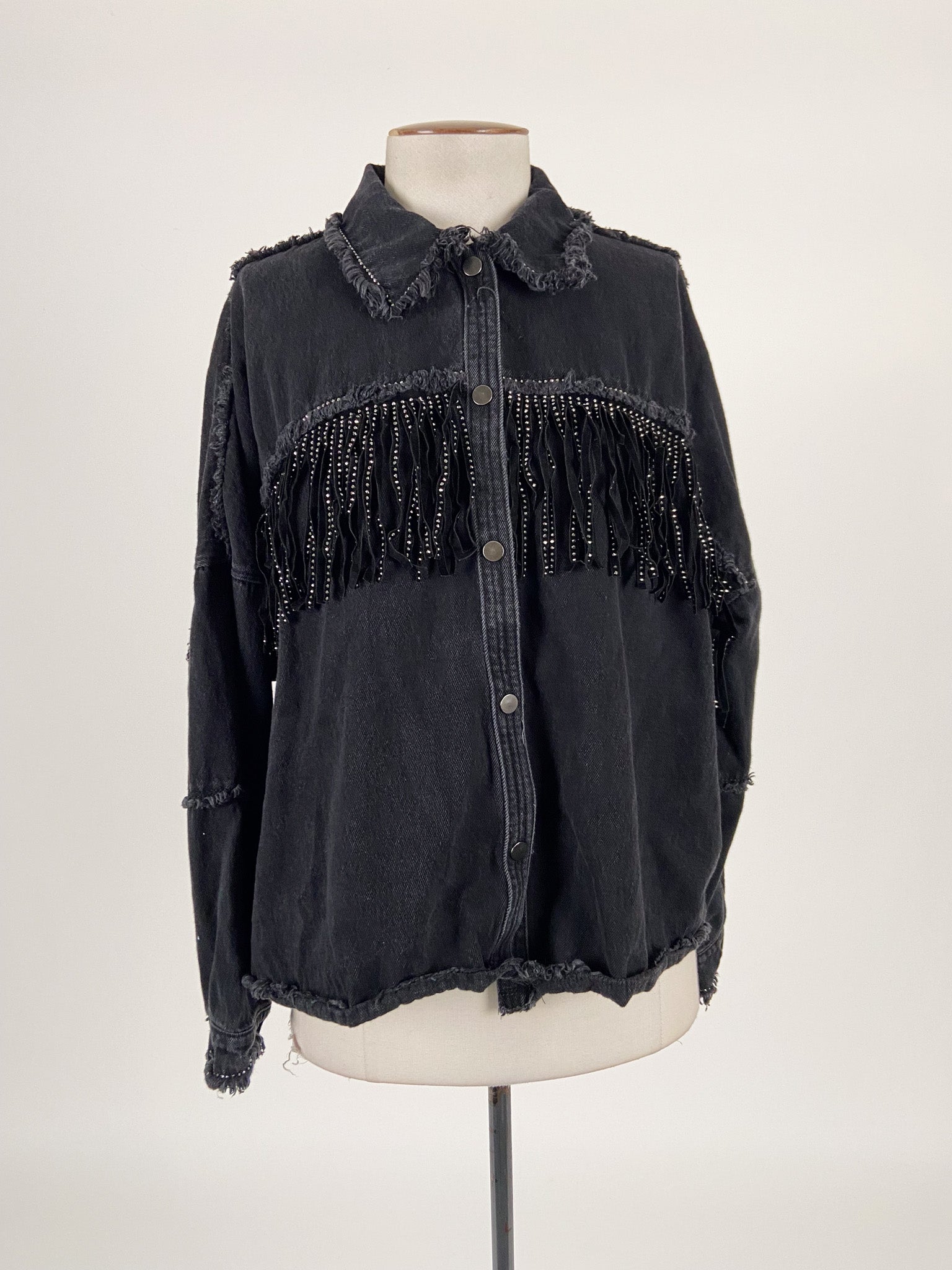 Zara Black Casual Cocktail Jacket Size S Again
