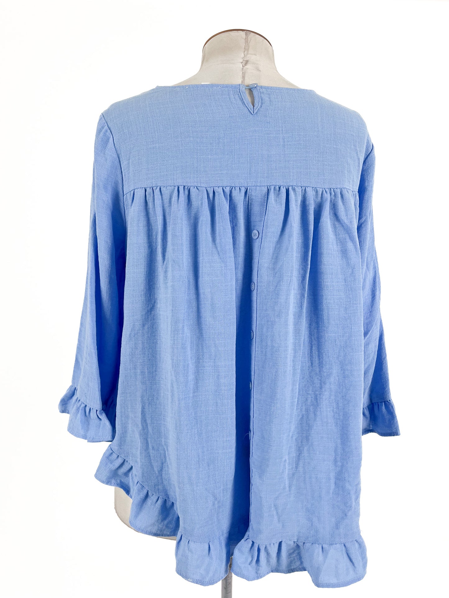 Whistle | Blue Casual Top | Size 10