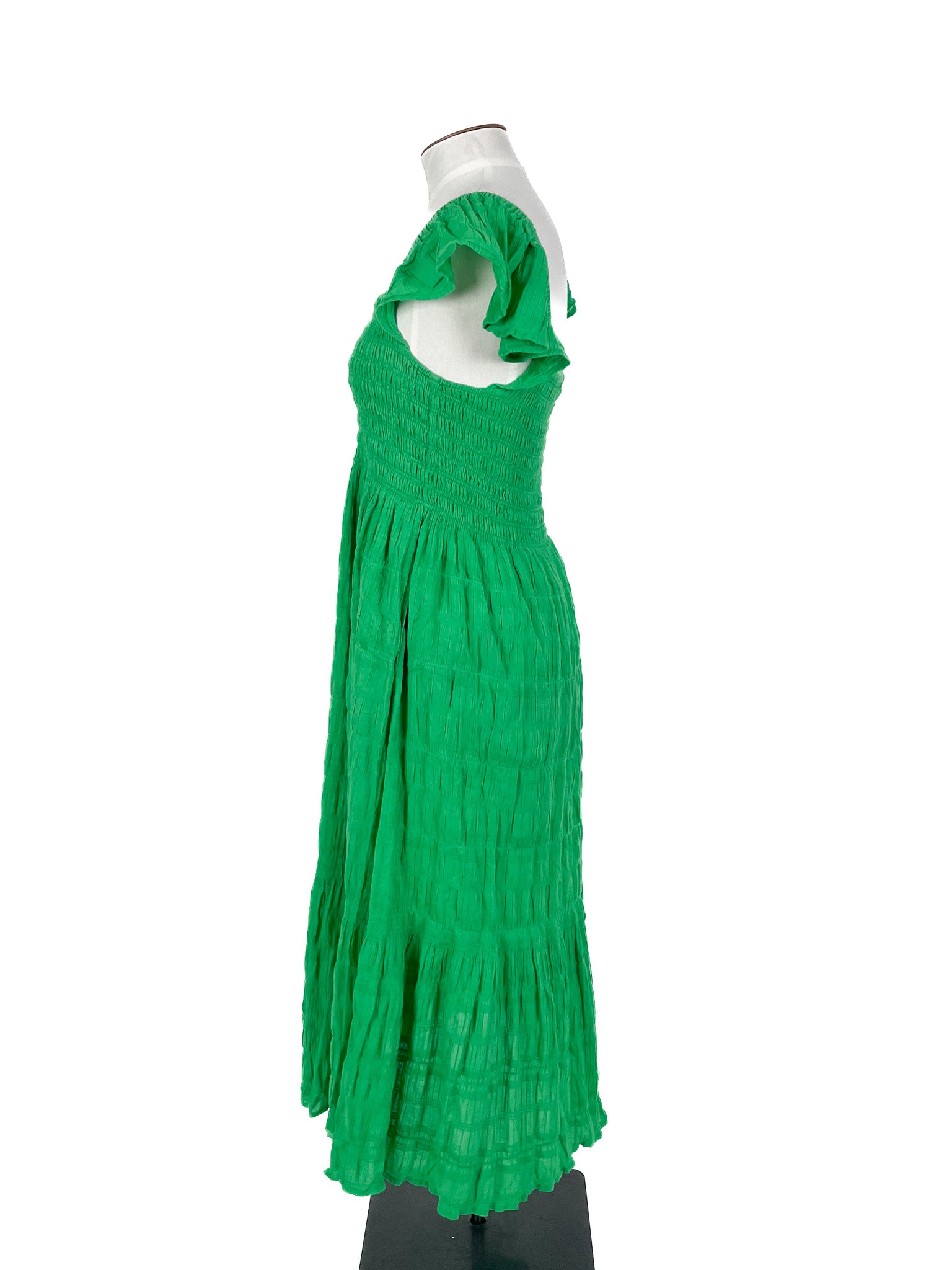 Decjuba - Green Midi Dress (Size 12)
