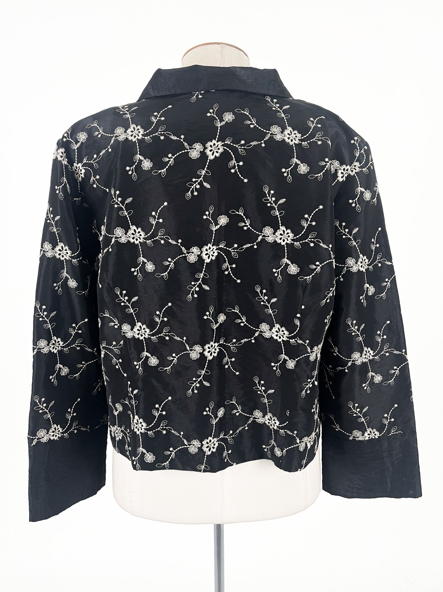The Ascot | Black Formal/Workwear Top | Size XL