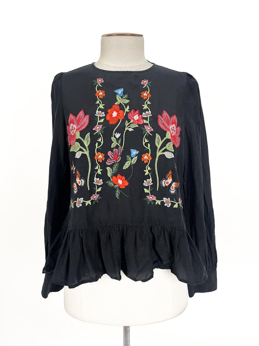 Zara | Black Casual Top | Size XS