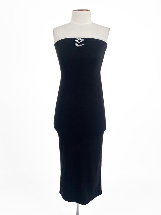 Vii Bodysuit | Black Cocktail Dress | Size S