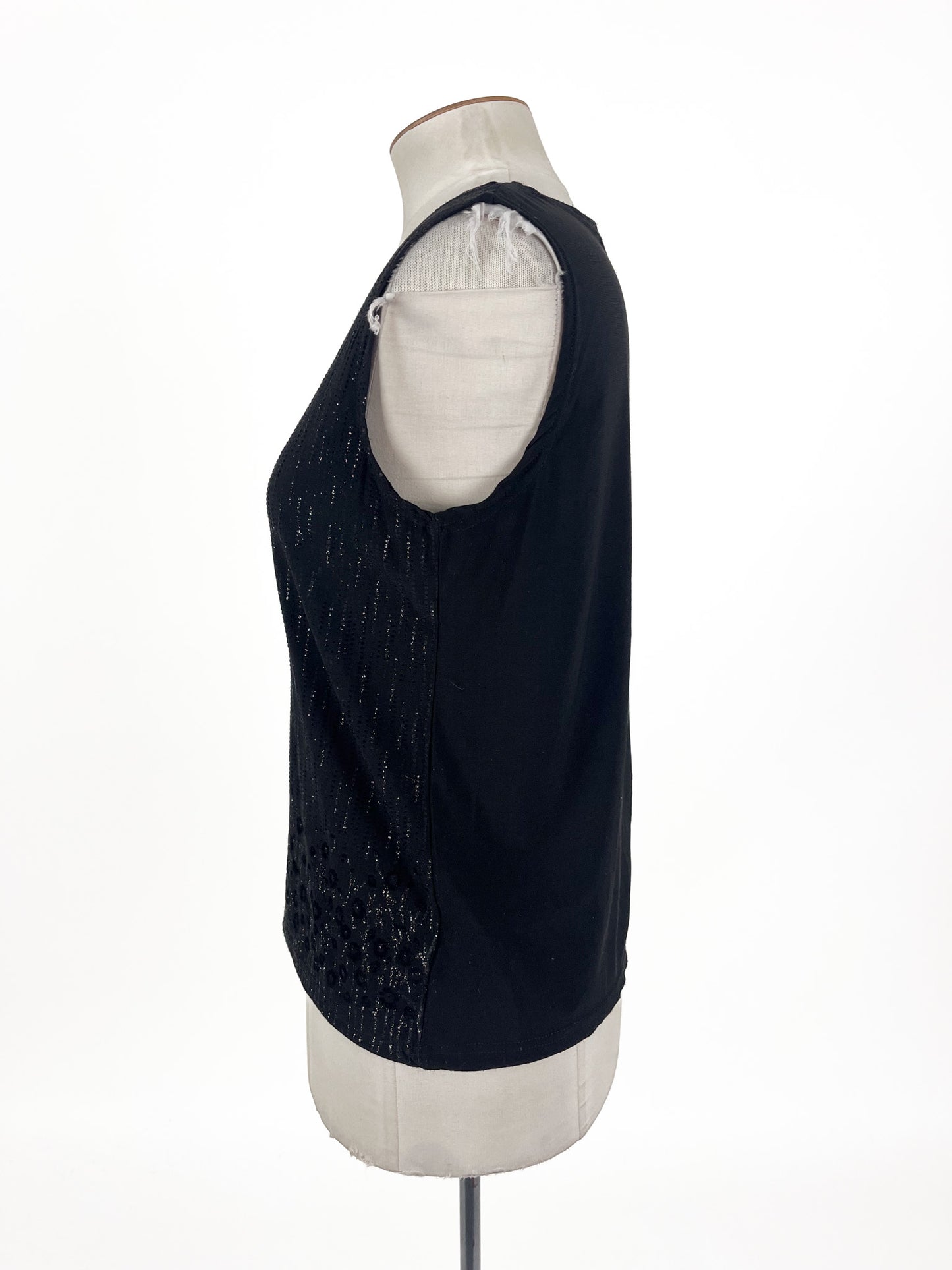 Vis-a-vis - Black Tank Top (Size 14)