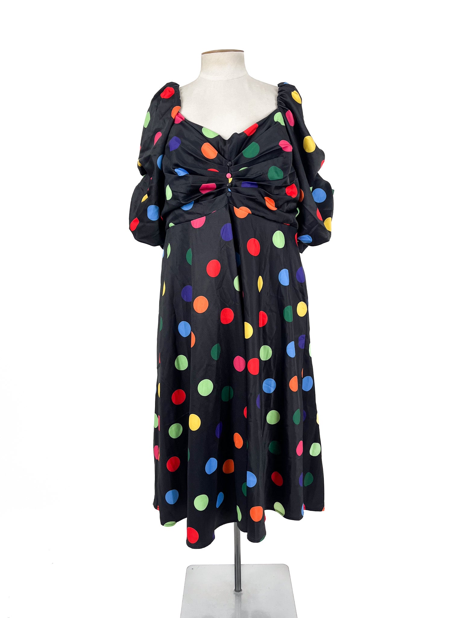 Little Party Dress - Black Midi Dress (Size 22)