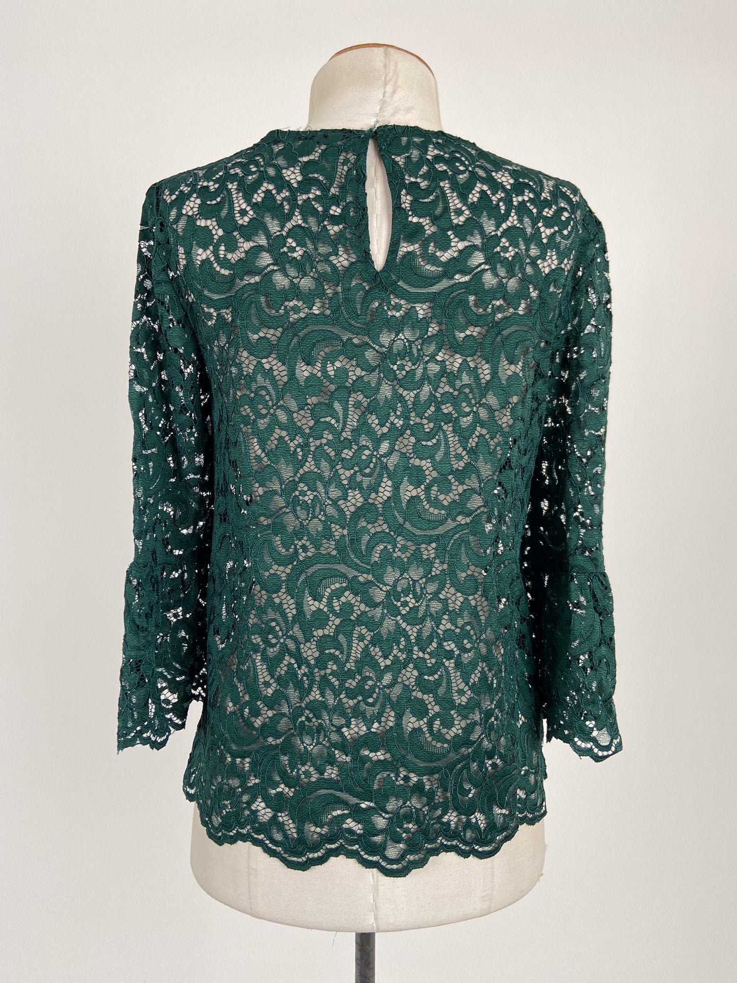 Zara | Green Workwear Top | Size XS