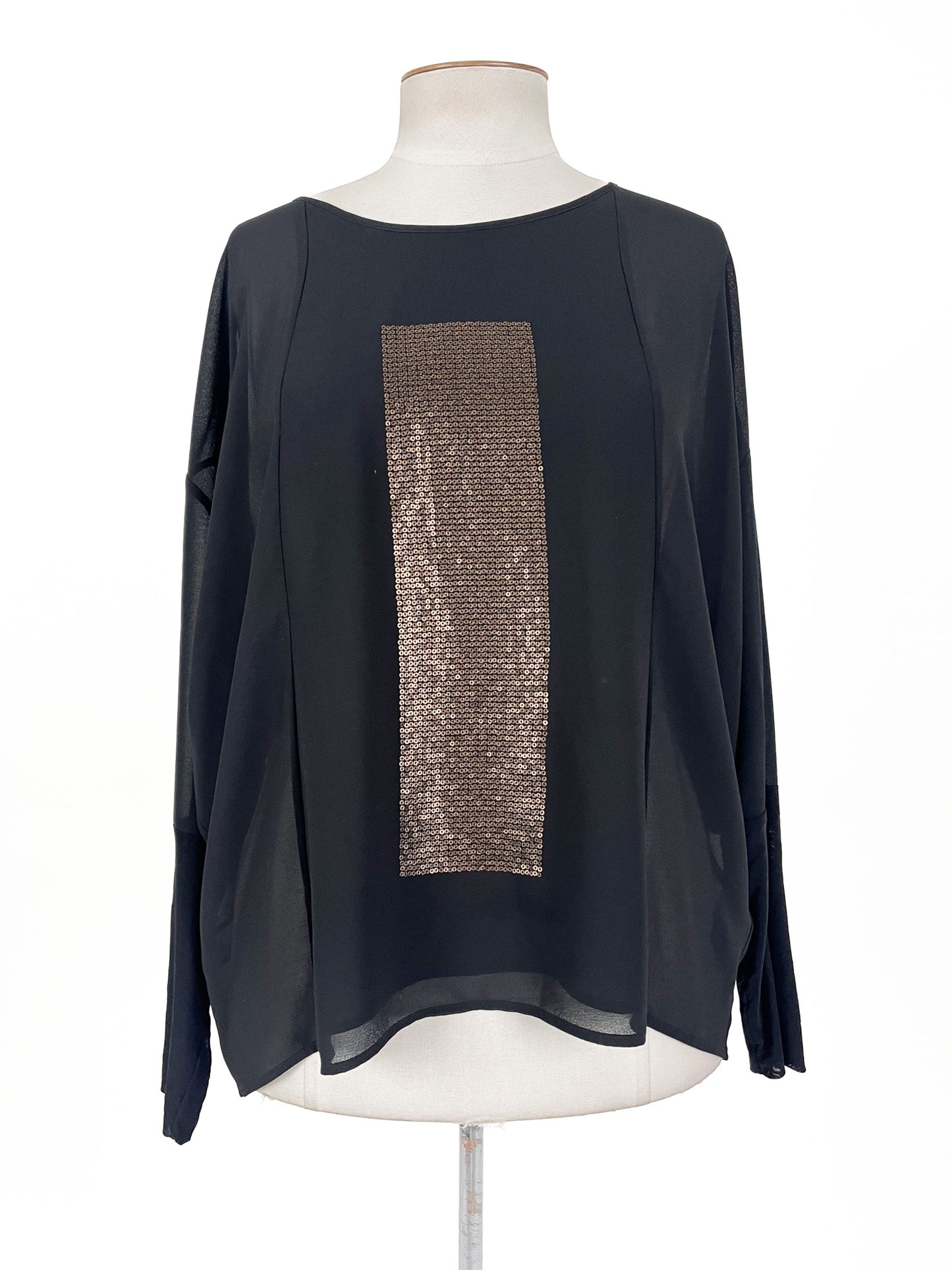 Verge | Black Casual/Workwear Top | Size L