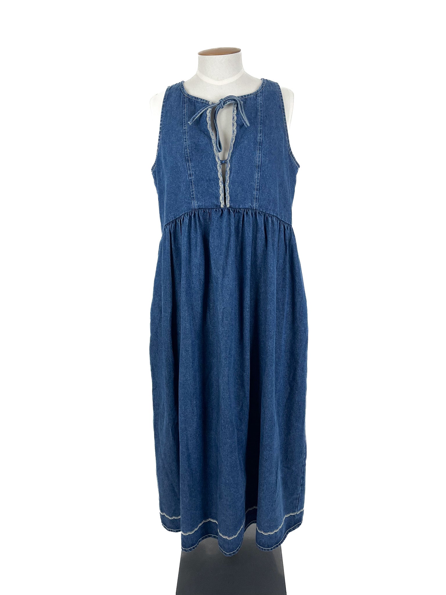 Oliver Bonas - Blue Maxi Dress (Size 14)