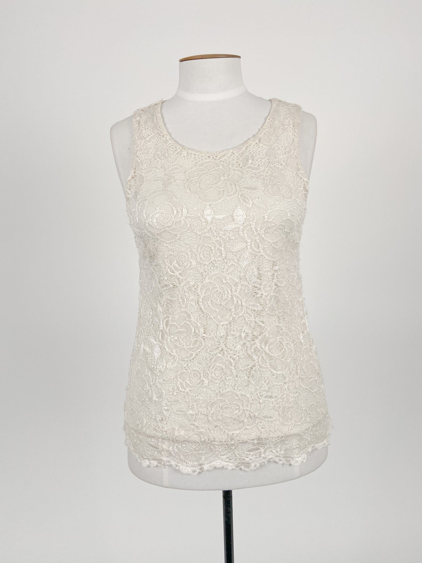 Kismet | White Casual/Workwear Top | Size S