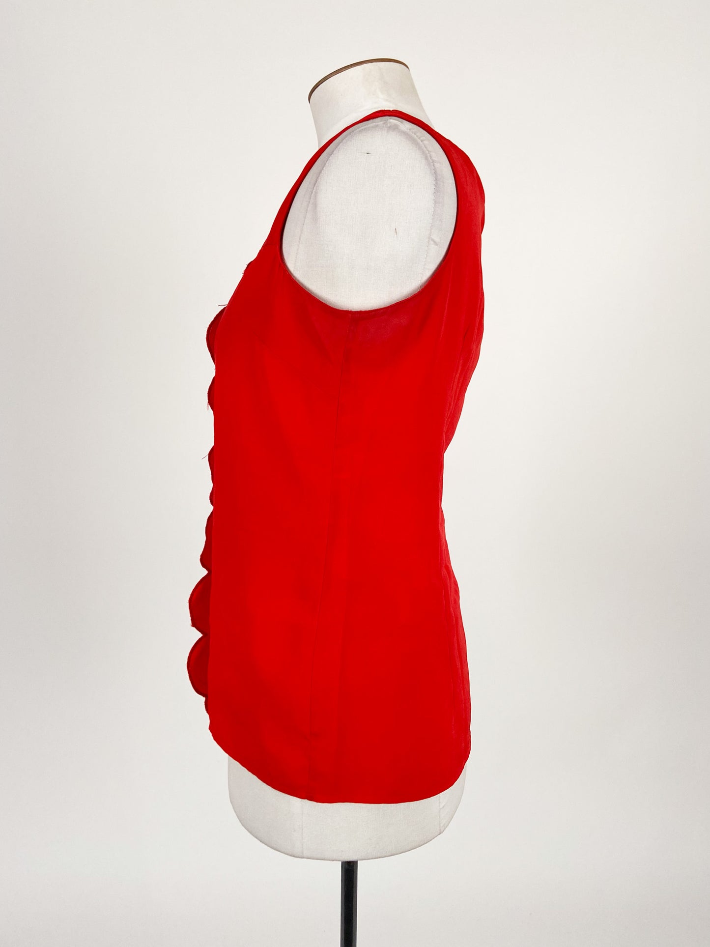 Karen Walker | Red Workwear Top | Size 10