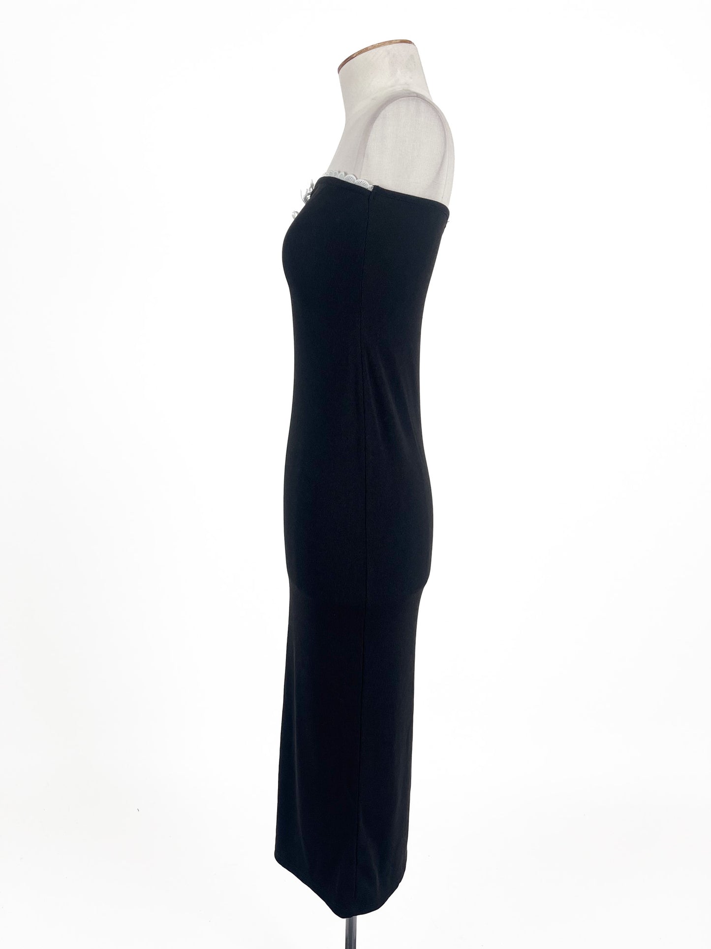 Vii Bodysuit | Black Cocktail Dress | Size S