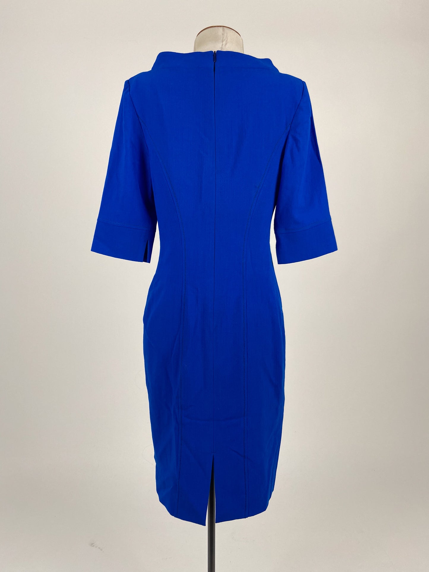 Adrienne Winkelmann | Blue Workwear Dress | Size 8