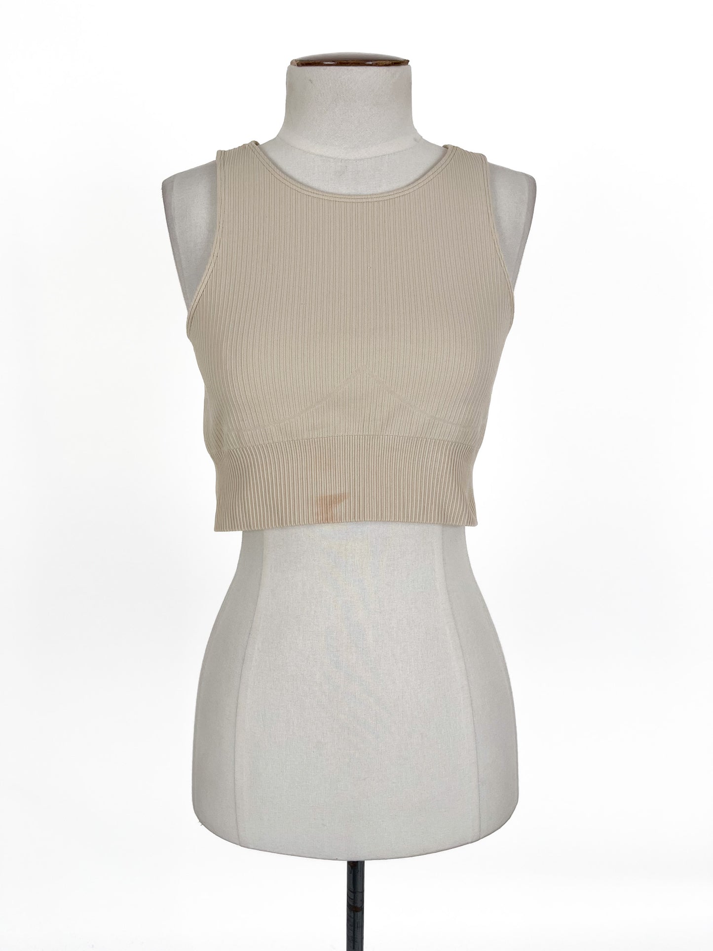 Aim'n | Beige Activewear Top | Size S