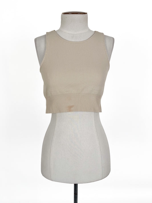 Aim'n | Beige Activewear Top | Size S