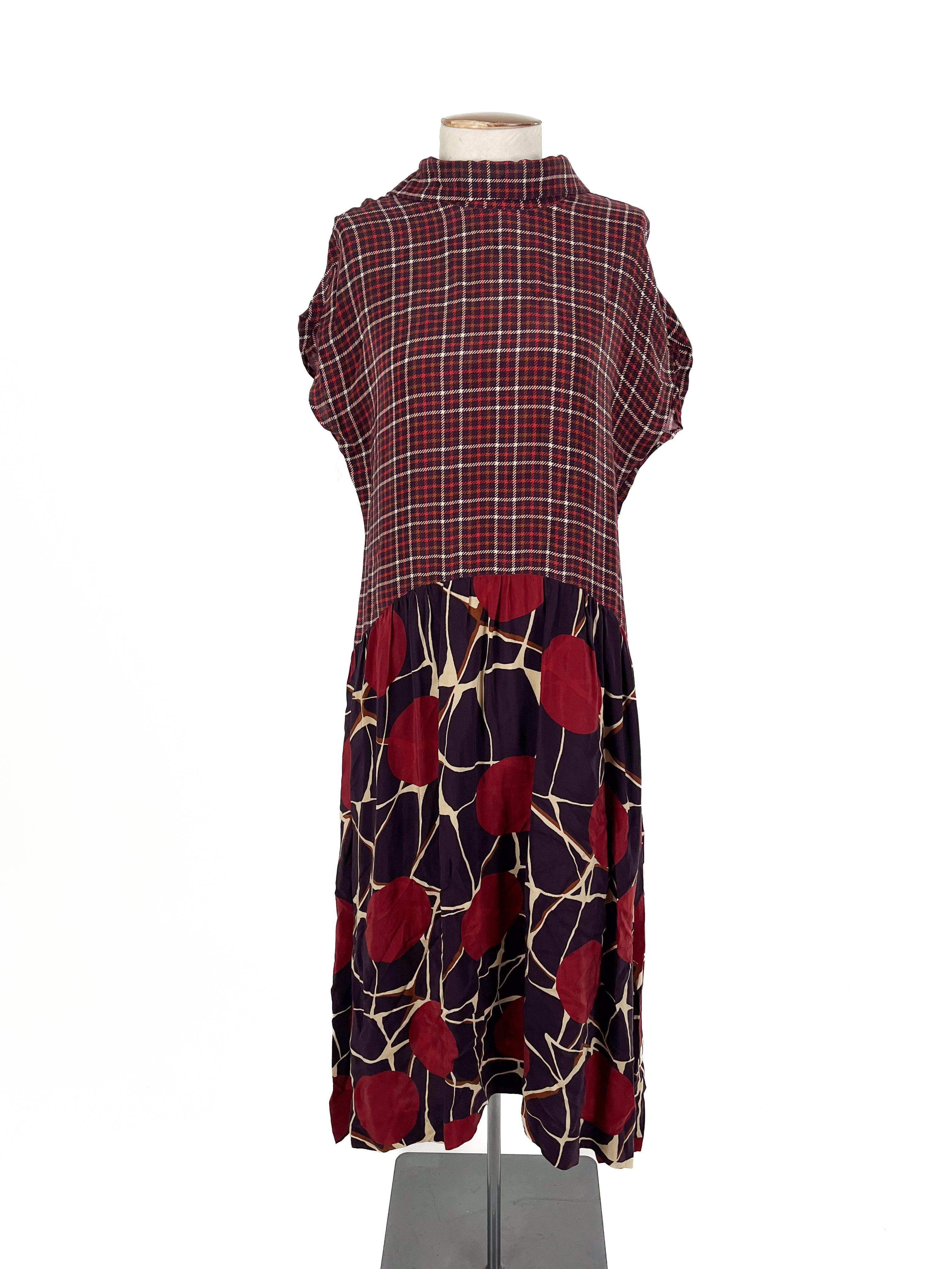 Tela - Brown Midi Dress (Size S)