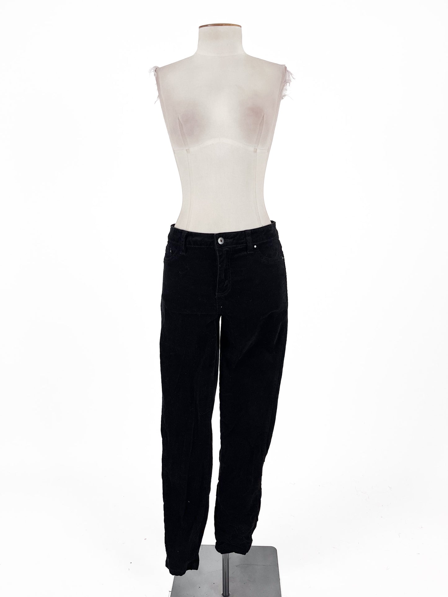 Max | Black Cropped Skinny Pants | Size 8