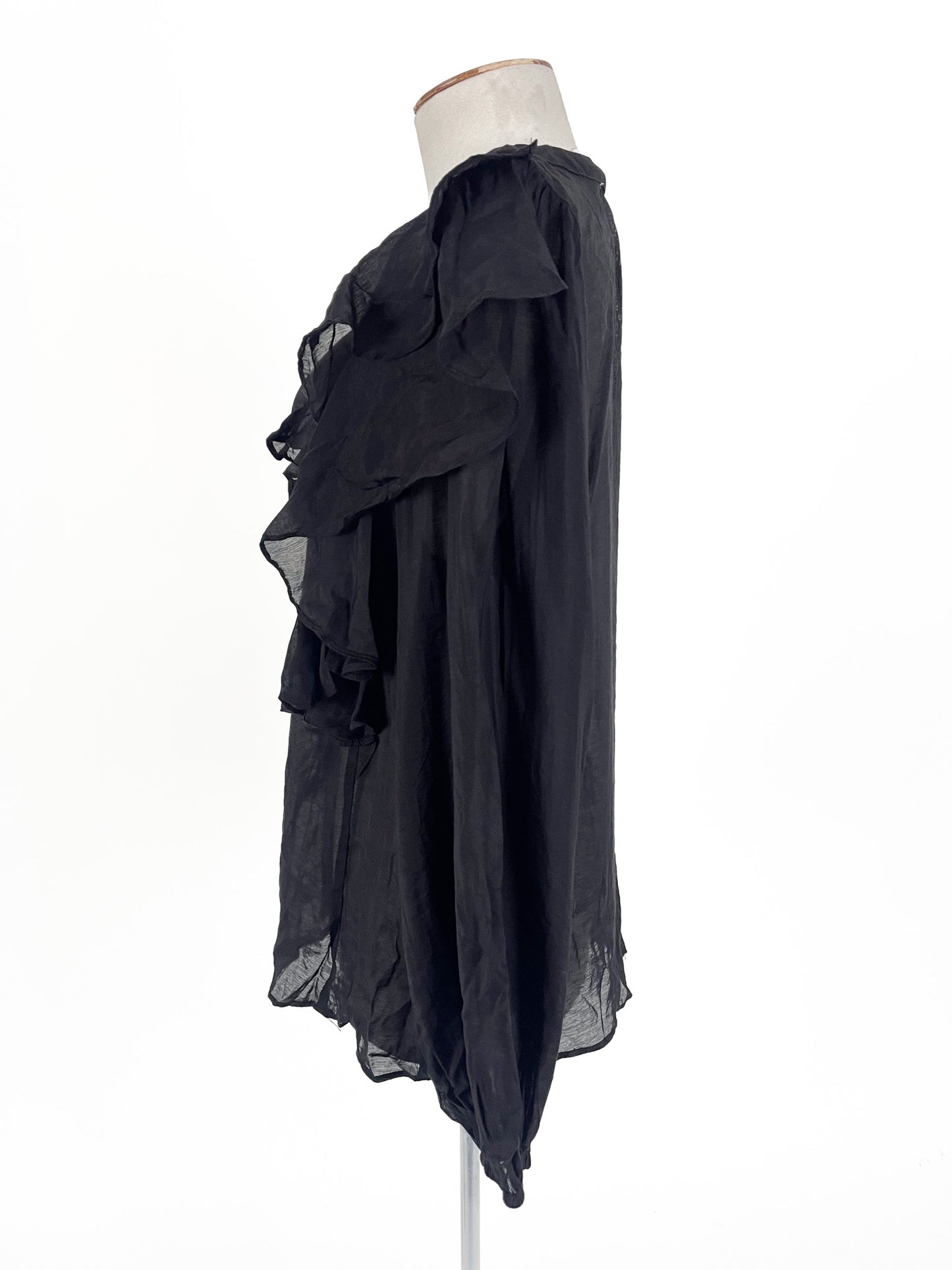 Iris Maxi | Black Casual/Workwear Top | Size 10