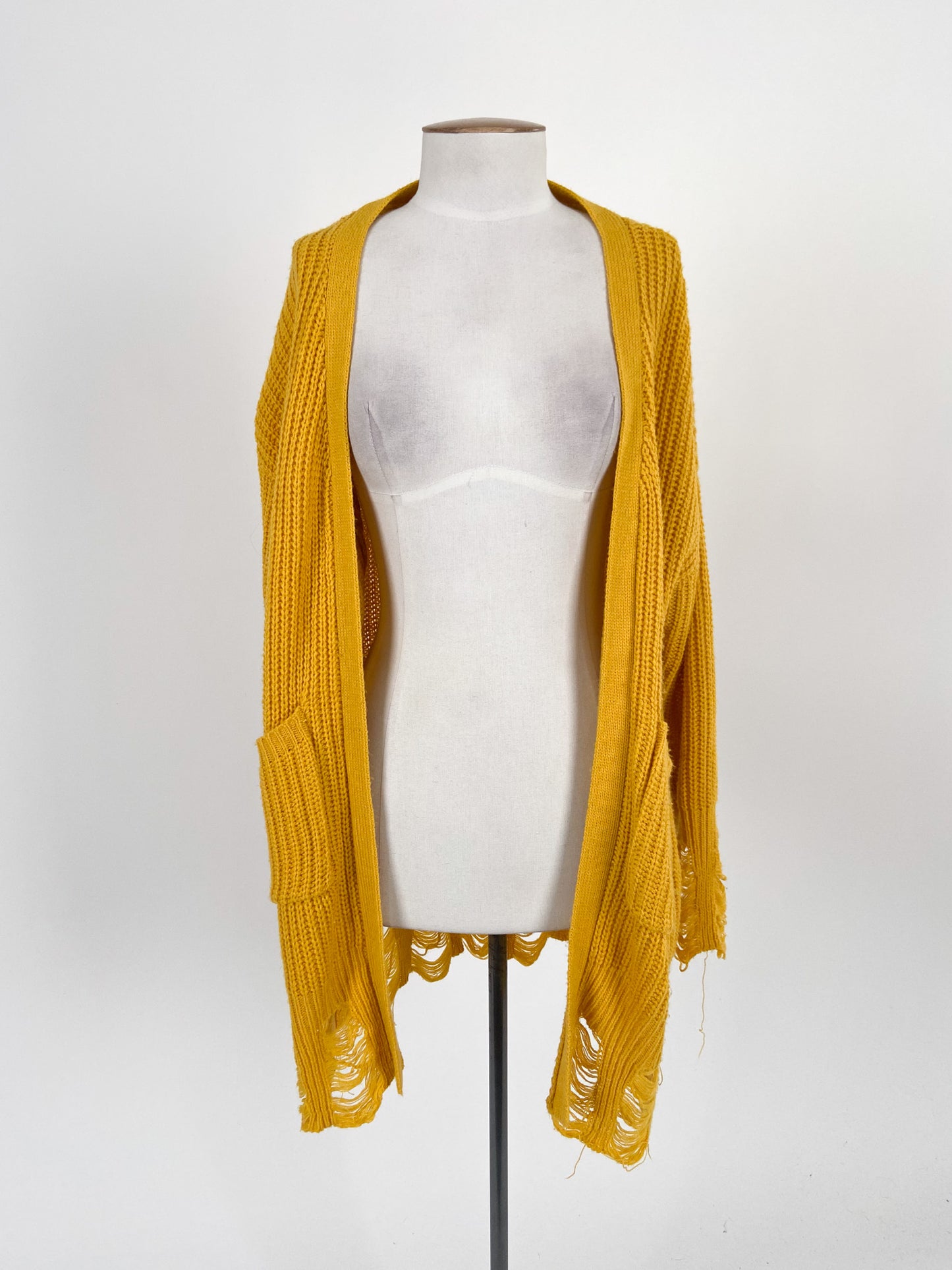 Private Beach | Yellow Casual/Workwear Cardigan | Size M