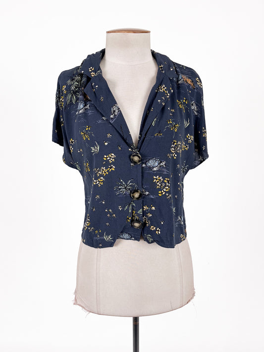 Zara | Blue Casual Top | Size XS