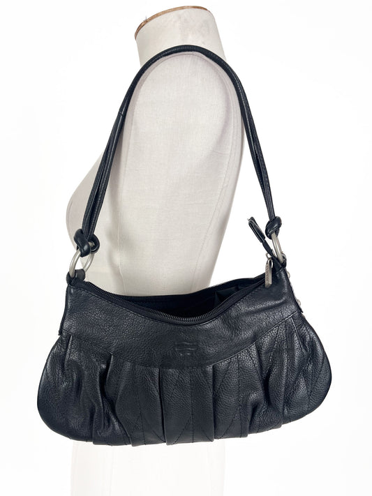 Crinkles | Black Casual Bag | Size OS