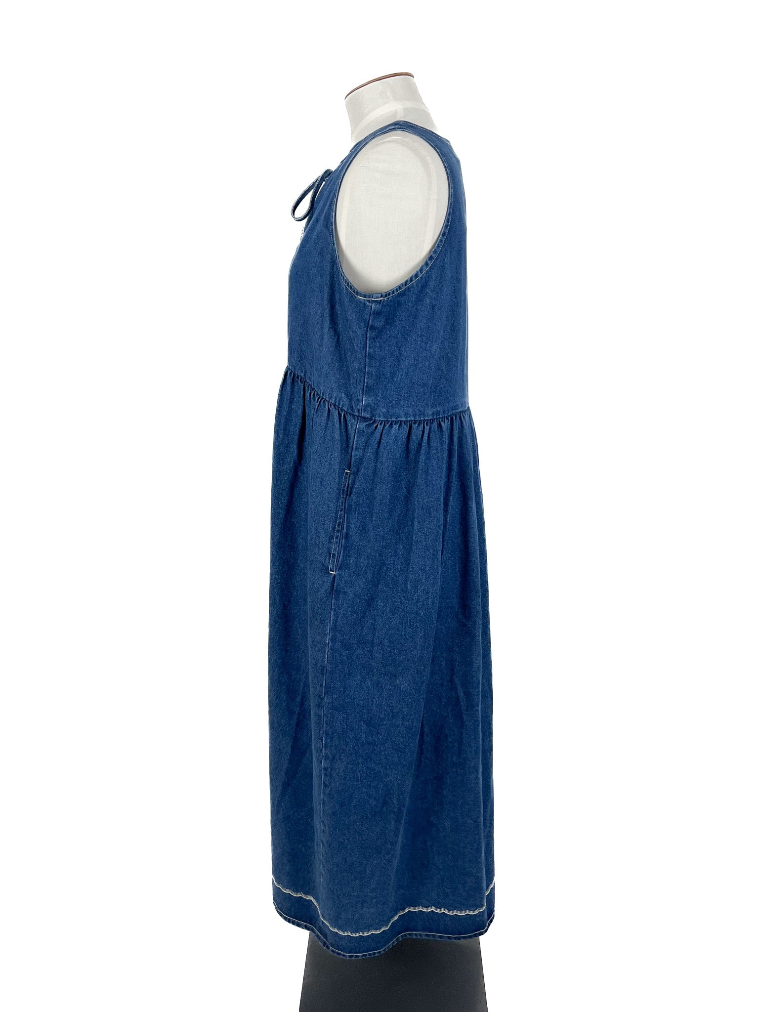 Oliver Bonas - Blue Maxi Dress (Size 14)