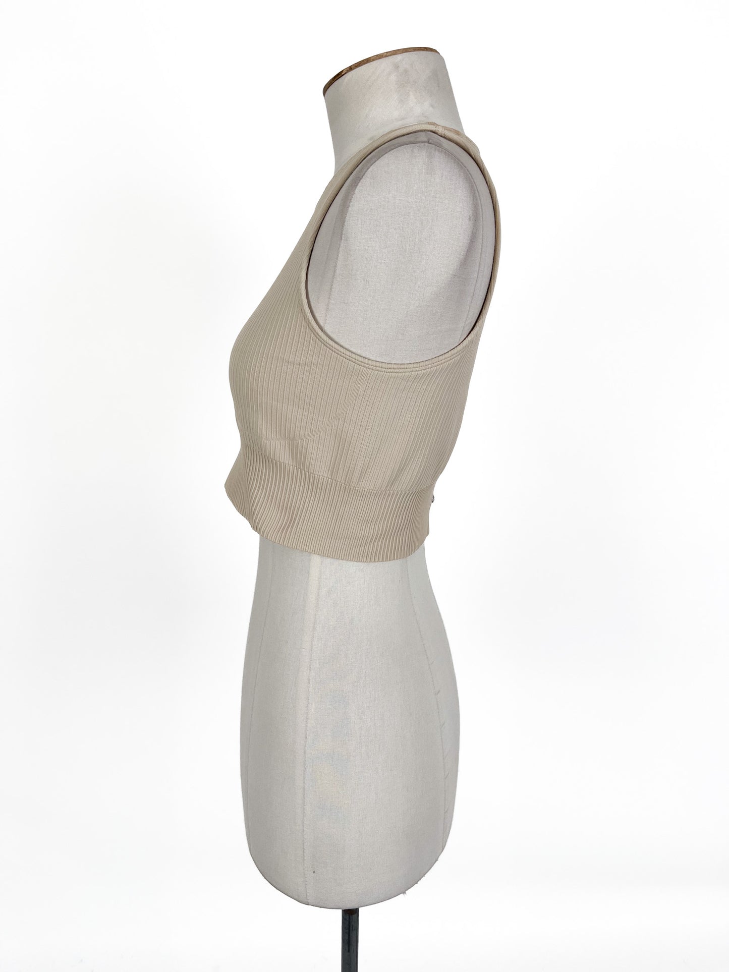 Aim'n | Beige Activewear Top | Size S