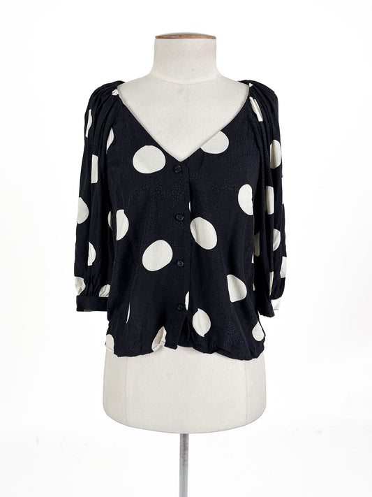 H&M | Black Casual Top | Size 8