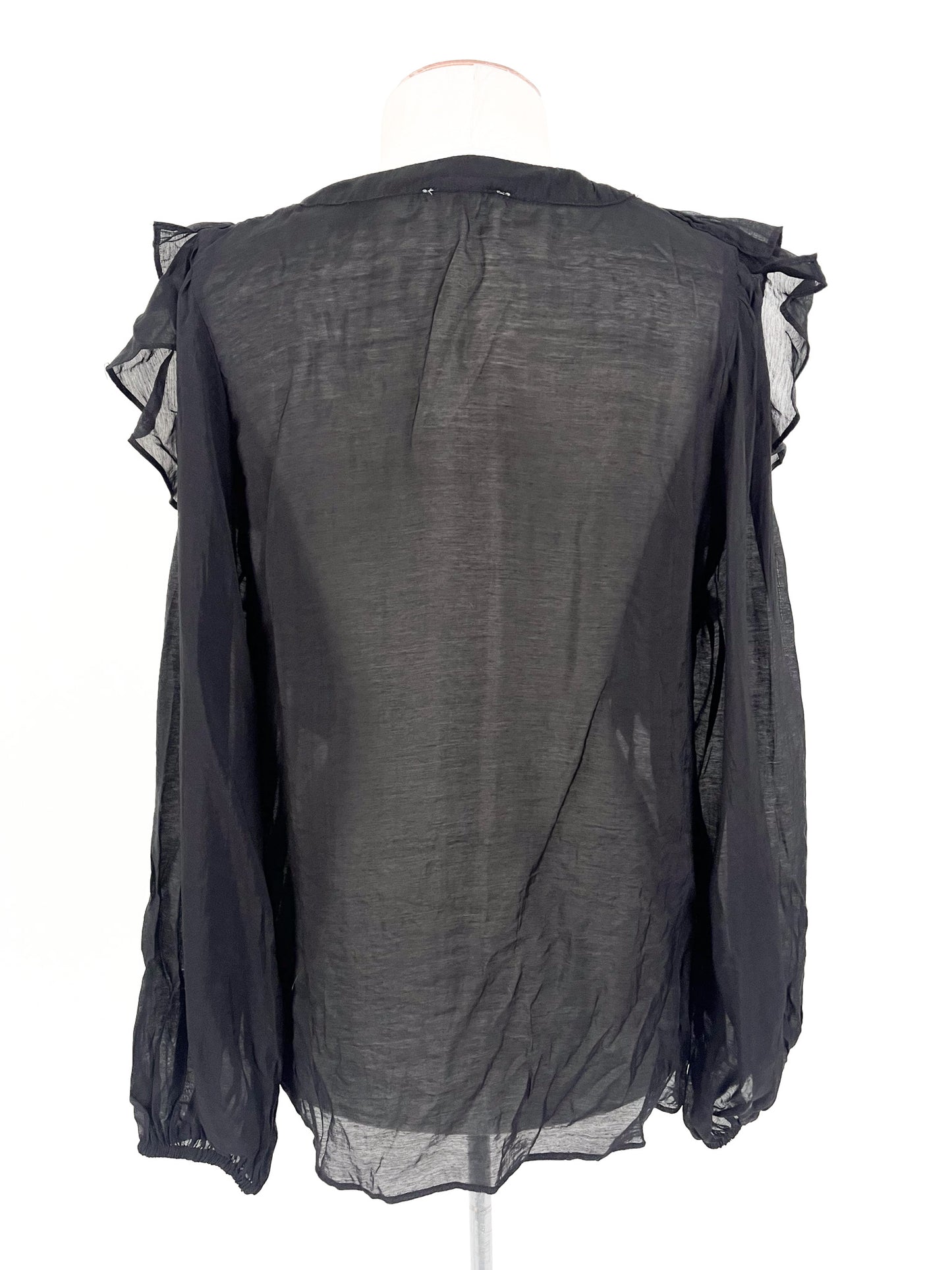 Iris Maxi | Black Casual/Workwear Top | Size 10