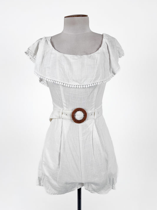 Dotti | White Casual Playsuit | Size 4