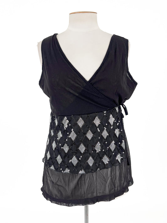 Salsa | Black Casual/Cocktail Top | Size 14