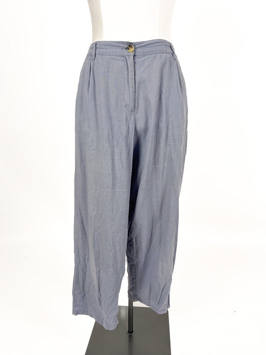 Princess Highway | Blue Cropped High waisted Pants | Size 14