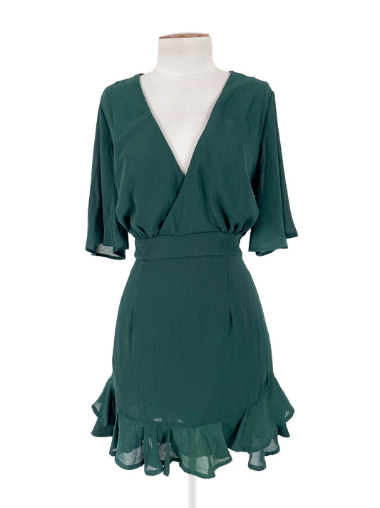 Minx & Moss | Green Cocktail Dress | Size 10
