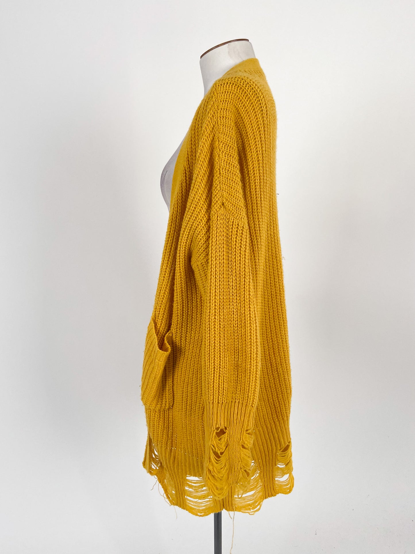 Private Beach | Yellow Casual/Workwear Cardigan | Size M