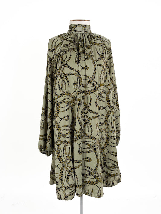 Richard Allen x H&M | Green Casual/Cocktail Dress | Size 6