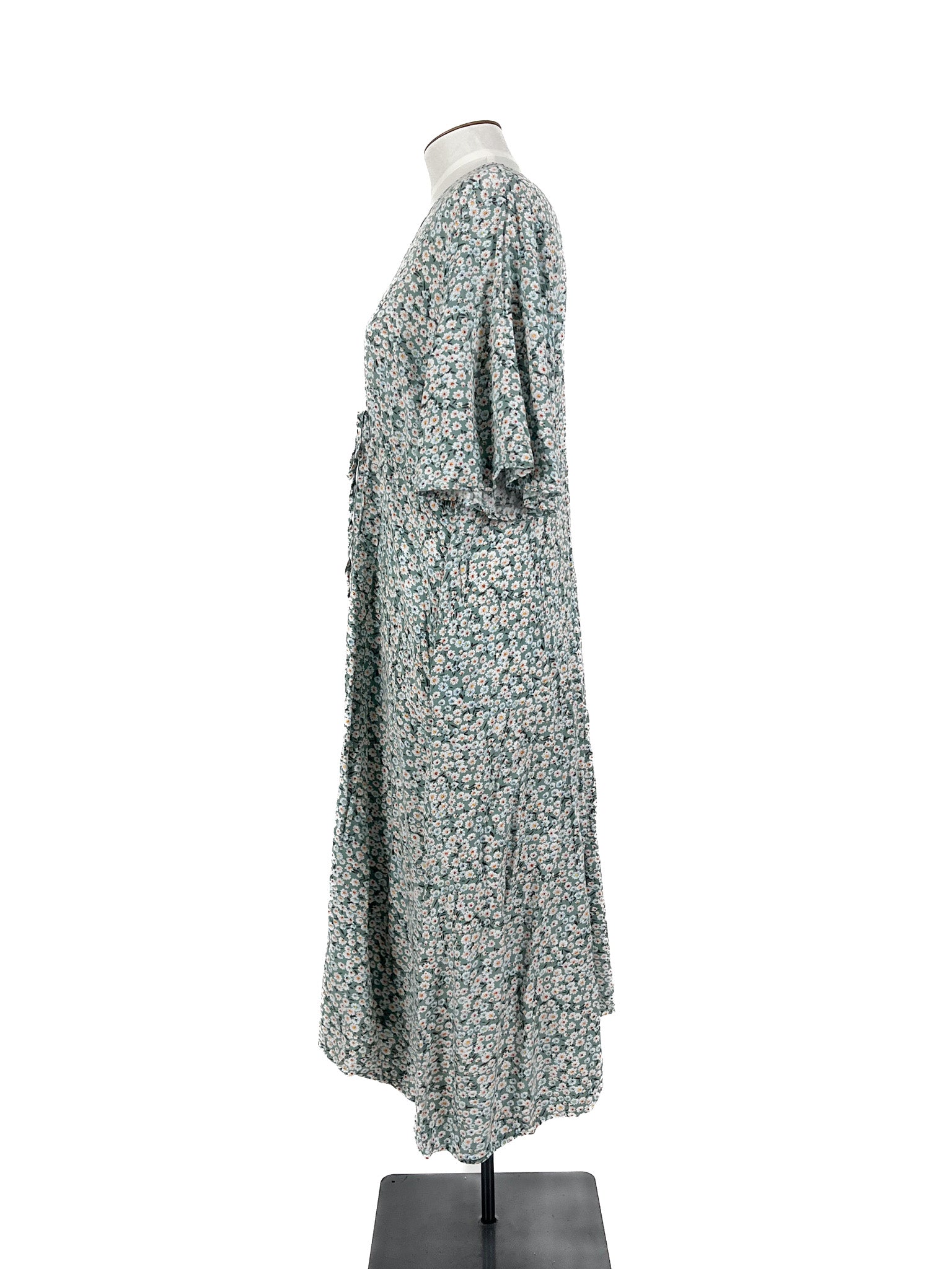 Isla-Maree - Green Maxi Dress (Size L)