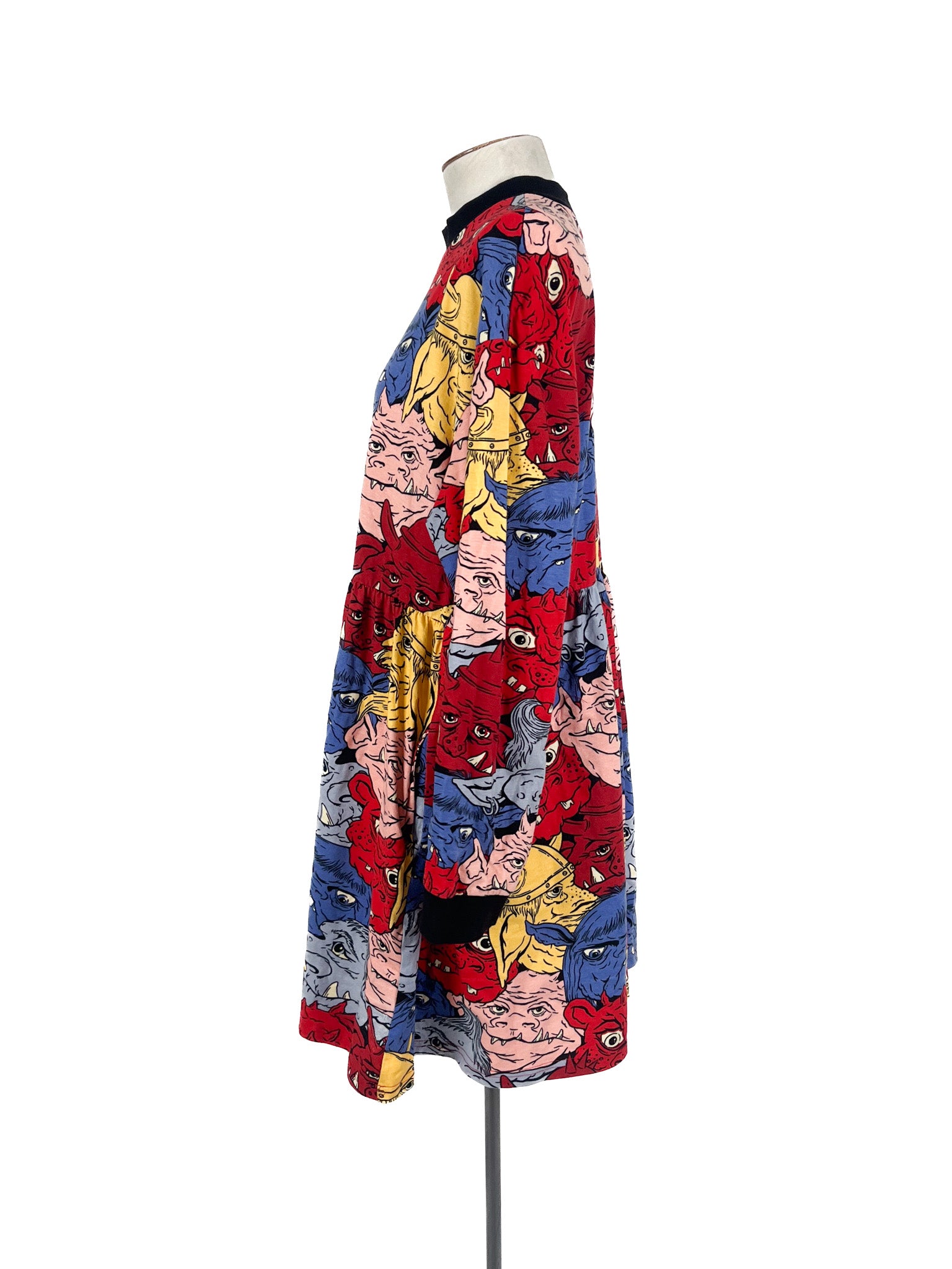 Black Friday - Multicoloured Midi Dress (Size M)