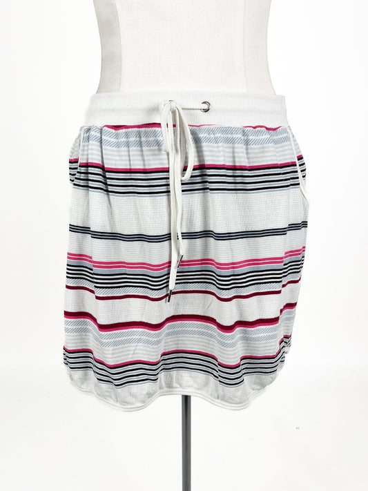 Elm - White & Pink Mini Skirt (Size 16)