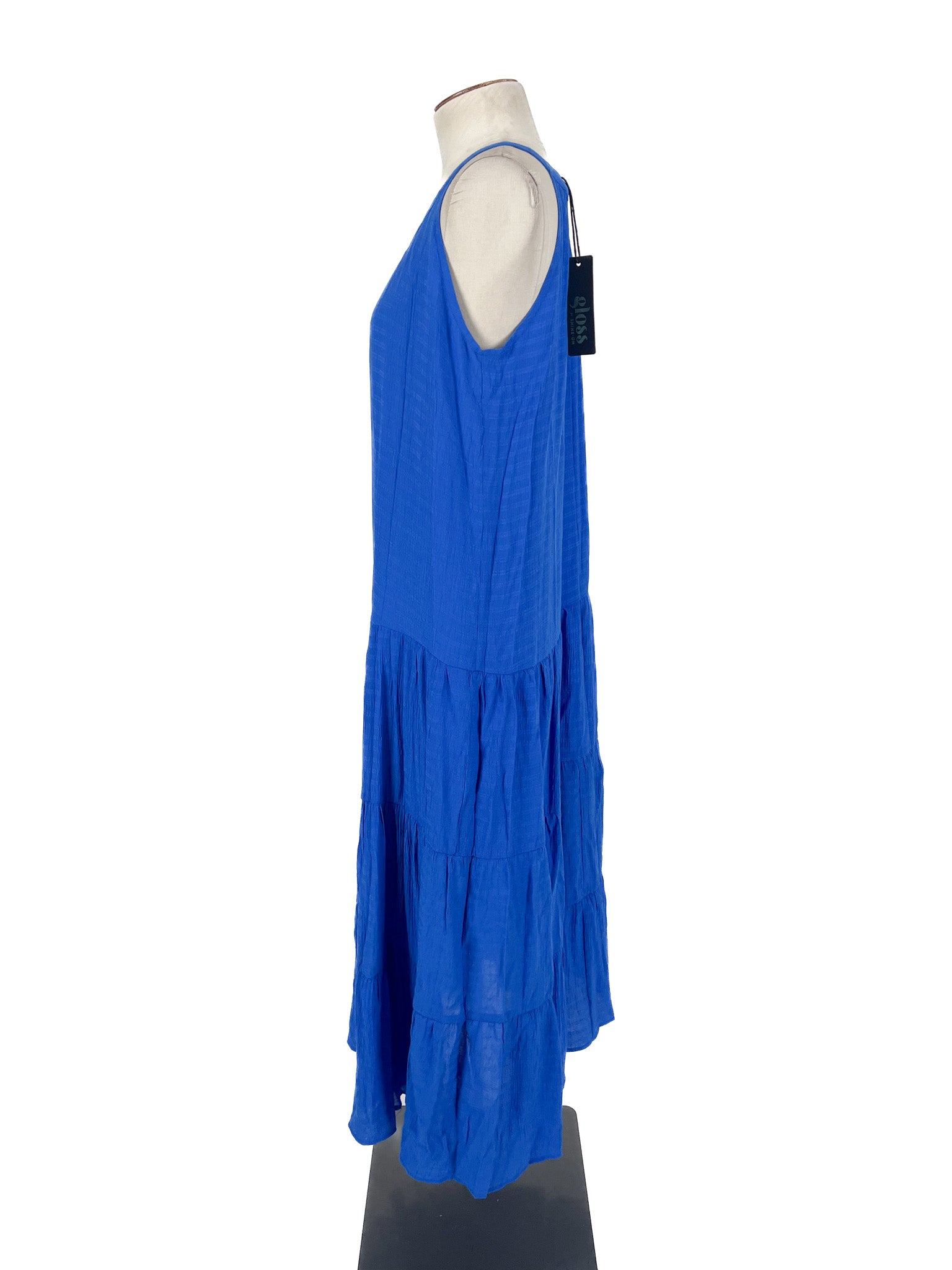 Shine On - Blue Midi Dress (Size 10)