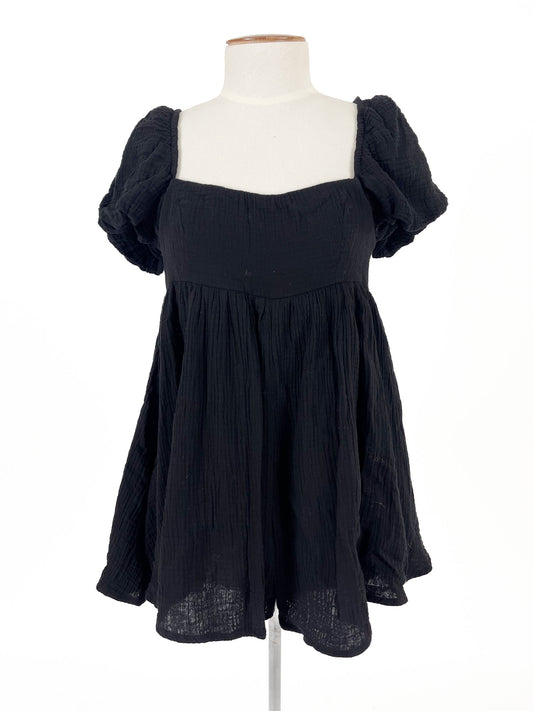 Princess Polly | Black Casual Playsuit | Size 8